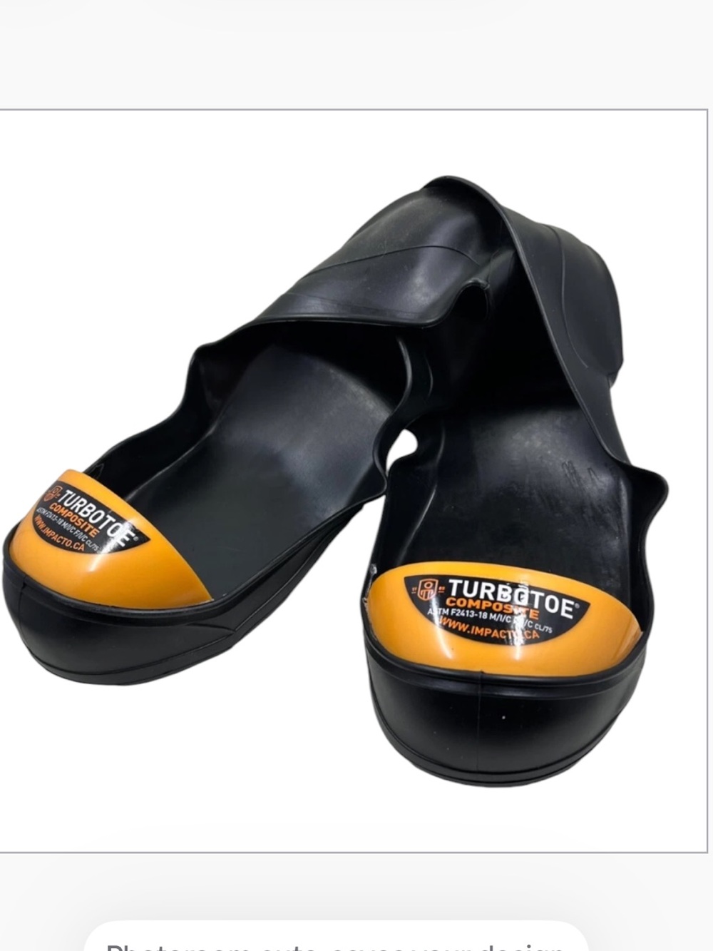 Turbotoe Rubber Overmolded Hard-Toe Saftey
Wear Shoes size various